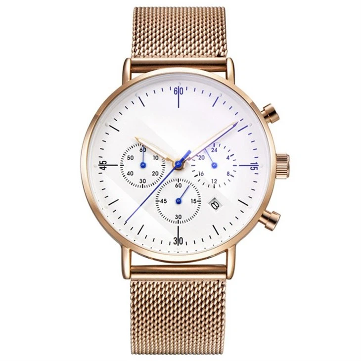 Net Strap Genuine Student Couple Watch Trendy Brand Waterproof Quartz Stainless Steel Watch For Men
