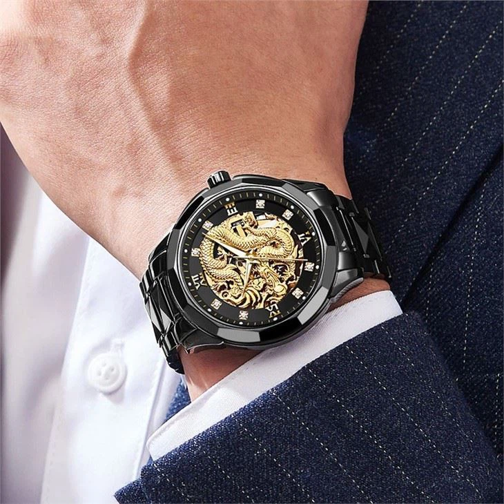 Super Luminous Skeleton Mechanical Watch
