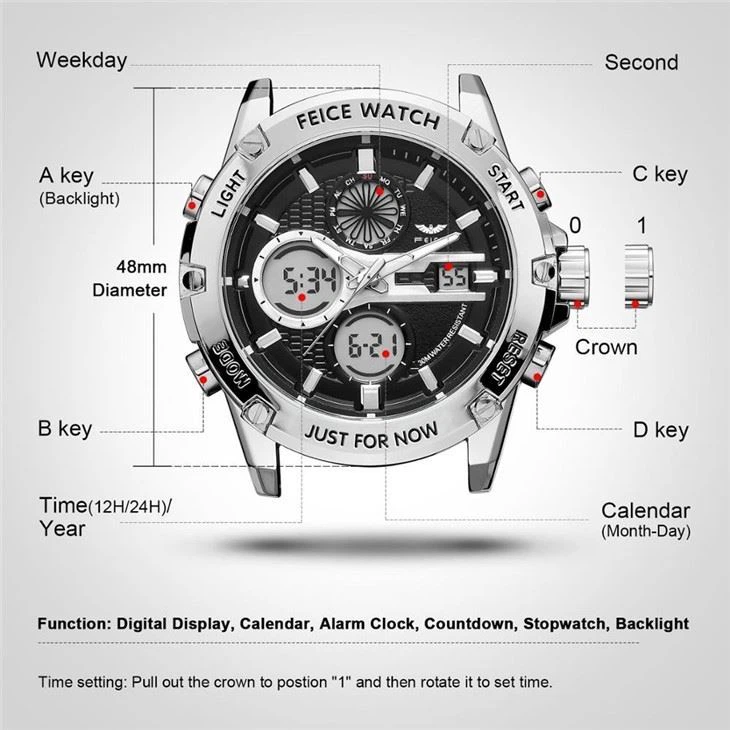 Waterproof Men's Quartz Watch